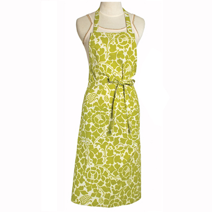BALINESE CREAM AND AVOCADO PRINT APRON